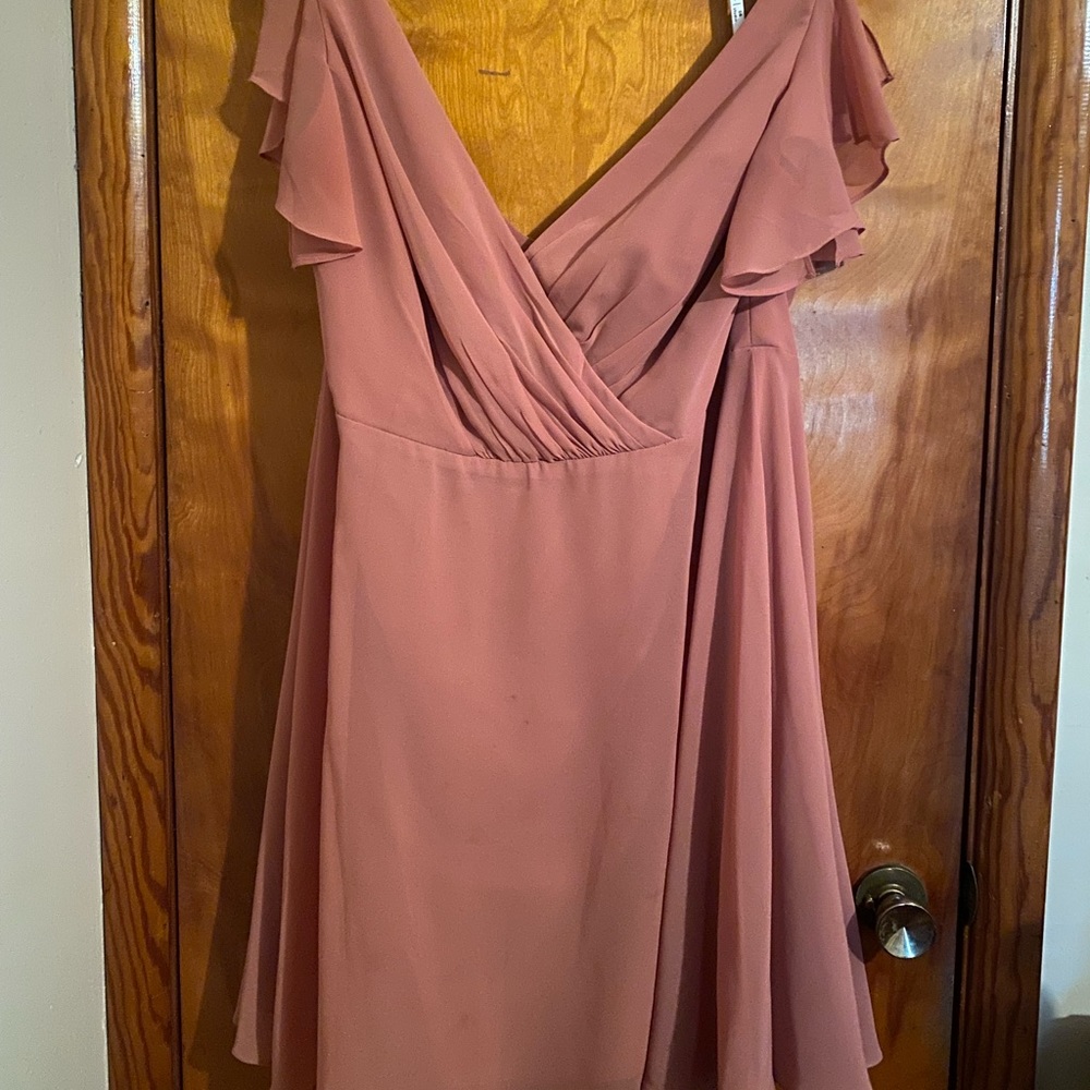Light Pink Midi Dress